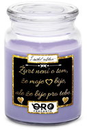 IMPAR Candle with lavender scent - My Heart 500 g - Candle