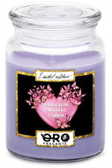 IMPAR Candle with lavender scent - Butterflies in the belly - pink 500 g - Candle