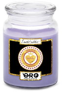 IMPAR Candle with lavender scent - The Best Grandma - stripes 500 g - Candle