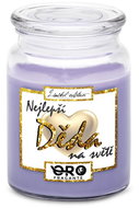 IMPAR Candle with lavender scent - The Best Grandpa 500 g - Candle