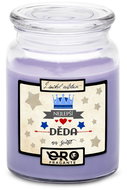 IMPAR Candle with lavender scent - The best grandpa in the world 500 g - Candle