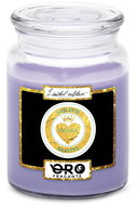 IMPAR Candle with lavender scent - Best Grandpa - stripes 500 g - Candle