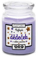 IMPAR Candle with lavender scent - The best grandfather in the universe 500 g - Candle