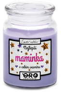 IMPAR Candle with lavender scent - The best mum in the universe 500 g - Candle