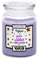 IMPAR Candle with lavender scent - The best teacher in the universe 500 g - Candle