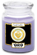 IMPAR Candle with lavender scent - The best teacher - stripes 500 g - Candle