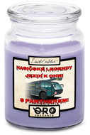 IMPAR Candle with lavender scent - Panther black 500 g - Candle