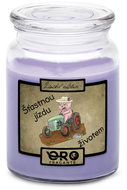 IMPAR Candle with lavender scent - Piglet and tractor 500 g - Candle