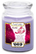 IMPAR Candle with lavender scent - Cancer (22.6. - 22.7. ) - red 500 g - Candle