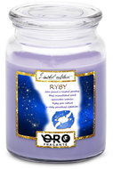 IMPAR Candle with lavender scent - Pisces (21.1. - 20.3. ) - blue 500 g - Candle
