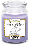 IMPAR Candle with lavender scent - Elephants for happiness 500 g - Candle