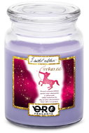 IMPAR Candle with lavender scent - Sagittarius (23.11. - 21.12. ) - red 500 g - Candle