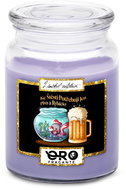 IMPAR Candle with lavender scent - Happiness = beer + fish 500 g - Candle