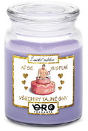 IMPAR Candle with lavender scent - Secret dreams - man 500 g - Candle