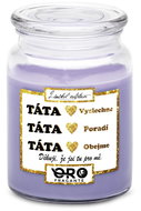 IMPAR Candle with lavender scent - Daddy's advice 500 g - Candle