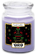 IMPAR Candle with lavender scent - Christmas memories 500 g - Candle