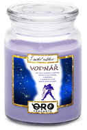 IMPAR Candle with lavender scent - Aquarius (21.1. - 20.2. ) - blue 500 g - Candle