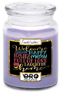 IMPAR Candle with lavender scent - Welcome to our home 500 g - Candle