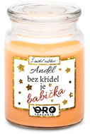 IMPAR Candle with scent of tropical fruit - Angel without wings - grandmother 500 g - Candle