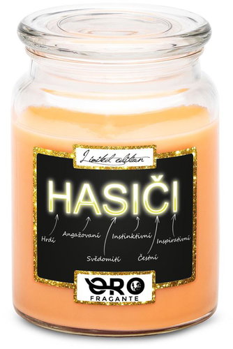 IMPAR Candle with tropical fruit scent - Firefighters - properties 500 g - Candle - Main image