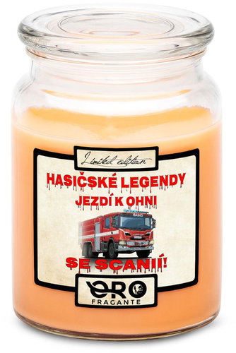 IMPAR Tropical fruit scented candle - Firefighter legends - Scania 500 g - Candle - Main image