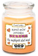 IMPAR Tropical fruit scented candle - When God made sisters 500 g - Candle
