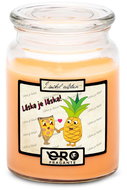 IMPAR Tropical fruit scented candle - Love is love 500 g - Candle