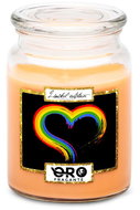 IMPAR Tropical fruit scented candle - LGBT Heart 500 g - Candle