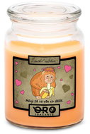 IMPAR Tropical fruit scented candle - I love you for it - monkey 500 g - Candle