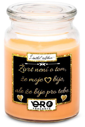 IMPAR Candle with tropical fruit scent - My Heart 500 g - Candle - Main image