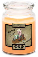 IMPAR Tropical fruit scented candle - Piglet and tractor 500 g - Candle