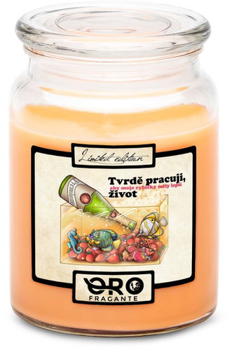 IMPAR Tropical fruit scented candle - Fish - a better life 500 g - Candle - Main image