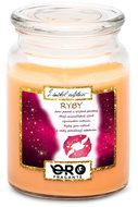 IMPAR Tropical fruit scented candle - Fish (21.1. - 20.3. ) - red 500 g - Candle