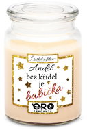 IMPAR Vanilla scented candle - Angel without wings - Grandma 500 g - Candle