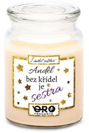 IMPAR Candle with vanilla scent - Angel without wings is sister 500 g - Candle