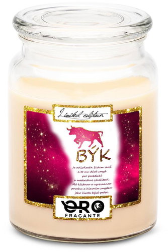 IMPAR Candle with vanilla scent - Taurus (21.4. - 21.5. ) - red 500 g - Candle - Main image
