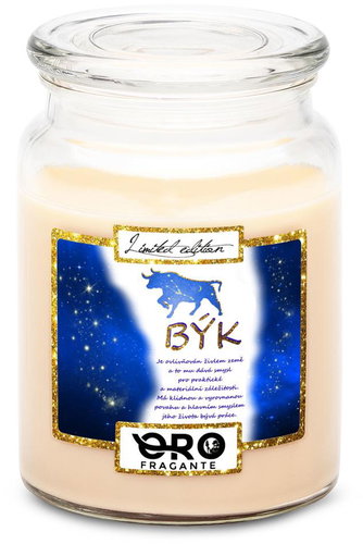 IMPAR Candle with vanilla scent - Taurus (21.4. - 21.5. ) - blue 500 g - Candle - Main image
