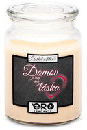 IMPAR Vanilla scented candle - Home = Love 500 g - Candle