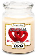 IMPAR Vanilla scented candle - I hope you give me 500 g - Candle