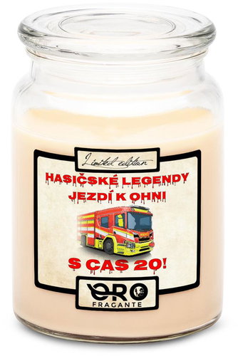 IMPAR Vanilla scented candle - Firefighters Legends - CAS 24 500 g - Candle - Main image