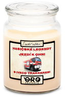 IMPAR Candle with vanilla scent - Firefighter legends - IVECO Trakker 500 g - Candle
