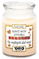 IMPAR Vanilla scented candle - When God created grandmothers 500 g - Candle