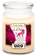 IMPAR Candle with vanilla scent - Lion (23.7. - 22.8. ) - red 500 g - Candle