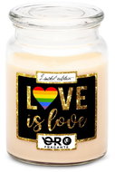 IMPAR Vanilla scented candle - LGBT Love is love 500 g - Candle