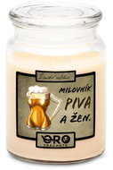 IMPAR Vanilla scented candle - Beer and women lover 500 g - Candle