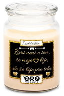 IMPAR Vanilla scented candle - My Heart 500 g - Candle