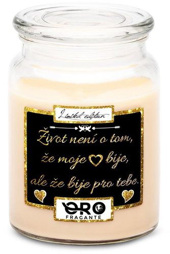 IMPAR Vanilla scented candle - My Heart 500 g - Candle - Main image