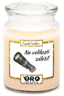 IMPAR Vanilla scented candle - Size matters 500 g - Candle