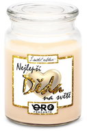IMPAR Candle with vanilla scent - The Best Grandpa 500 g - Candle