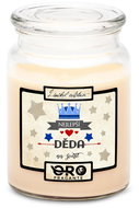 IMPAR Vanilla scented candle - The best grandpa in the world 500 g - Candle